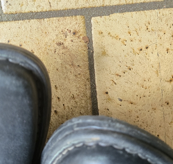 Chaco gorgeous black leather "Vibrum" sandle slide work clog sz7.5 - Picture 3 of 6